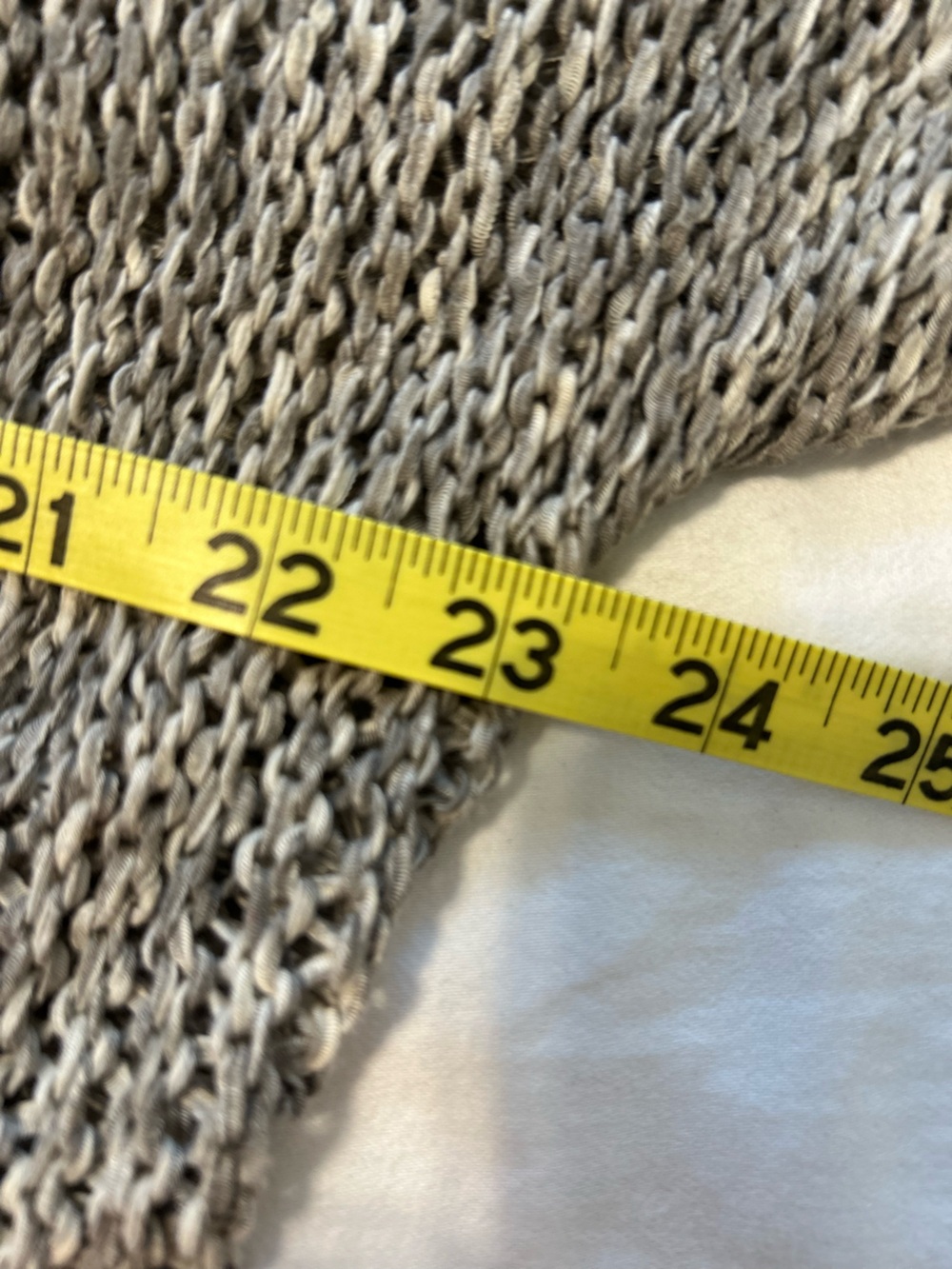 Eileen Fisher Heather Gray Open-Front Knit Cardigan - Picture 6 of 7